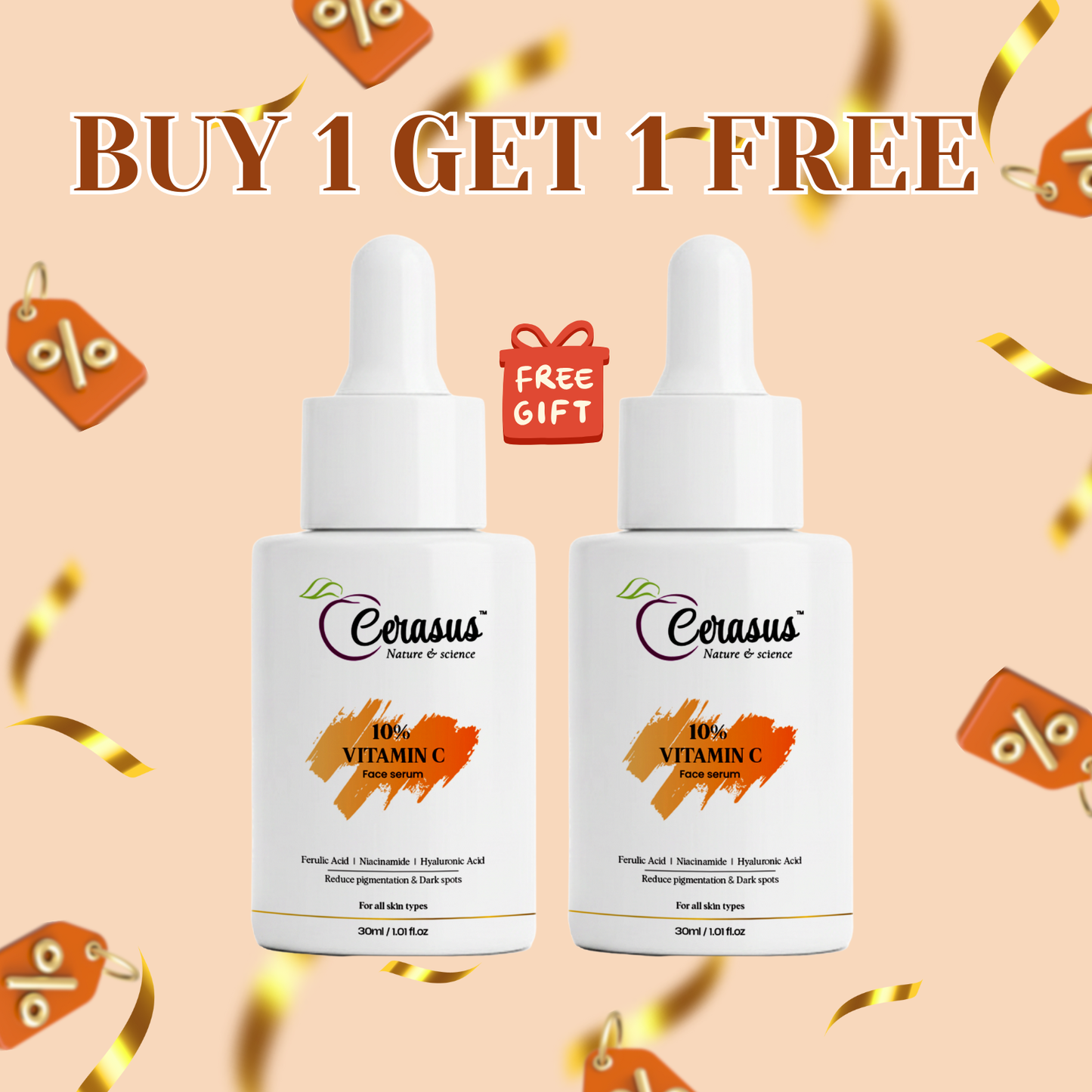Vitamin C Face Serum — 30ml | Cerasus Nature & Science