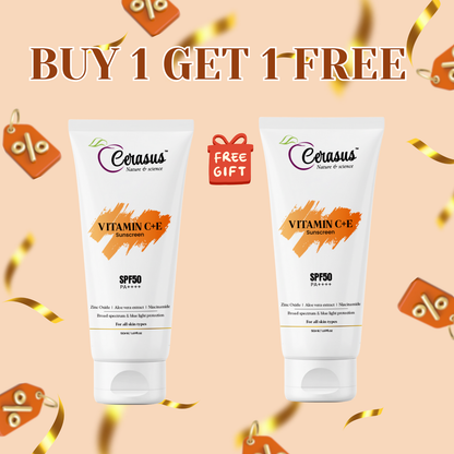 Broad Spectrum Sunscreen SPF 50 PA++++ — 50ml | Cerasus Nature & Science