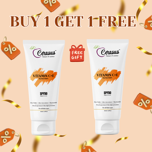 Broad Spectrum Sunscreen SPF 50 PA++++ — 50ml | Cerasus Nature & Science