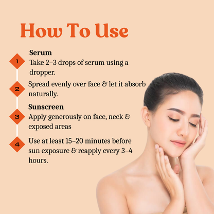 Sunscreen & Serum Combo