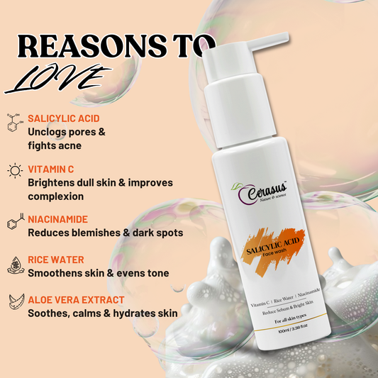 Salicylic Acid Face Wash — 100ml | Cerasus Nature & Science